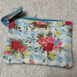 The Pioneer Woman Floral Wristlet - Blue and Red
